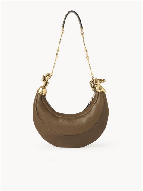 chloe horseshoe bag|Chain Horse shoulder bag in soft leather .